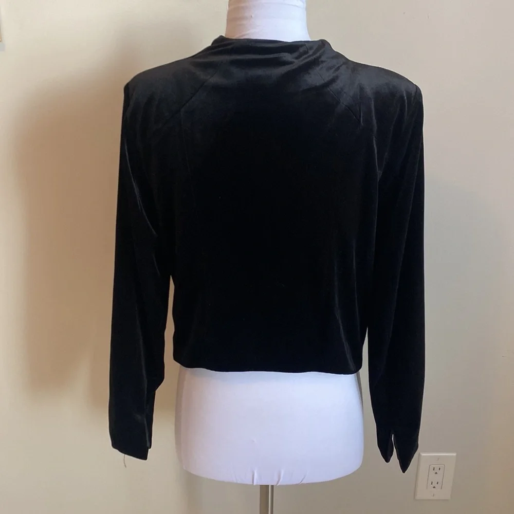 Lysse Black Velvet Leigh Jacket
